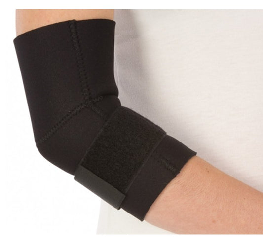 Elbow Support PROCARE® Large Pull-On with Strap Tennis Elbow Left or Right Elbow Black - 79-82327