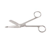 Bandage Scissors Precision™ Lister 5-1/2 Inch Length Floor / Office Grade Stainless Steel Finger Ring Handle Angled Blunt Tip / Blunt Tip - 25-702-000
