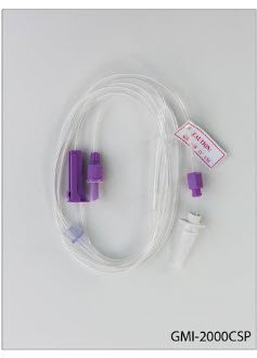Enteral Feeding Pump Spike Set with ENFit™ Connector Generica NonSterile ENFit® Connector - GMI2000CSP