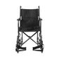 McKesson Lightweight Transport Chair, Black with Silver Vein Finish 146-TR39E-SV