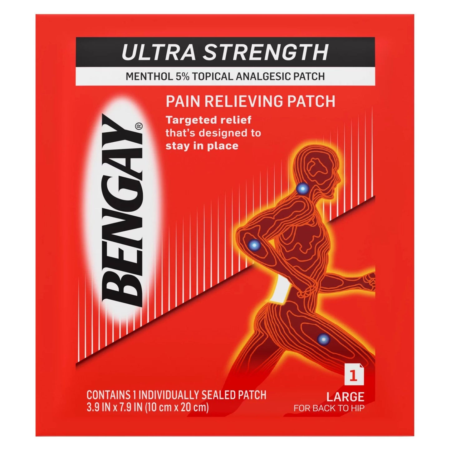 Bengay® Pain Relieving Patch Ultra Strength, Large Size 510814900