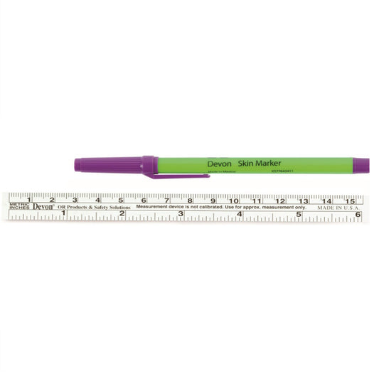Skin Marker Devon™ Gentian Violet Ink Sterile Full Size Fine Tip - 31145942