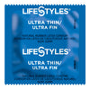Condom Lifestyles® Ultra Thin Lubricated One Size Fits Most 1,008 per Case - 310161