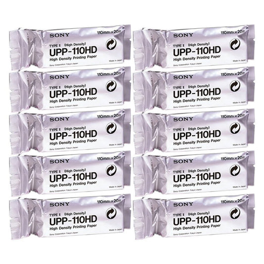Ultrasound Video Paper Sony® Roll Black and White High Density Without Grid 30751542