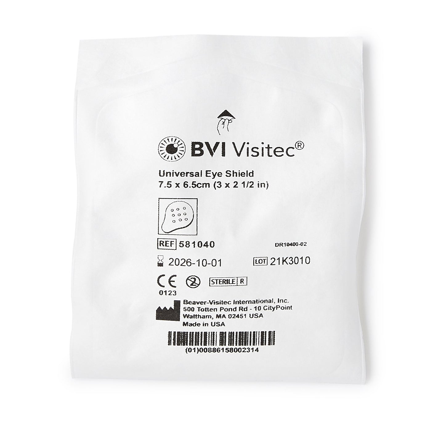 BD Visitec™ Eye Protector, 2-1/2 x 3 Inch 581040