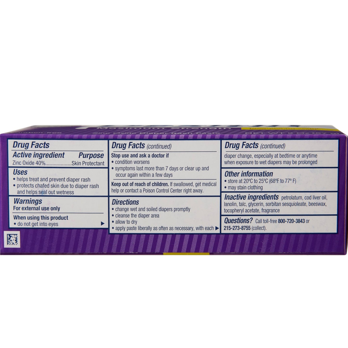 Desitin® Maximum Strength Diaper Rash Paste 510007000