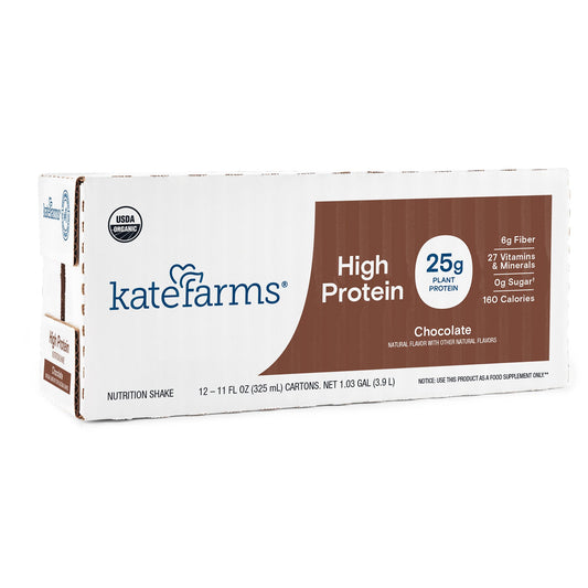 Oral Supplement Kate Farms High Protein Chocolate Flavor Liquid 11 oz. Carton 811112031482