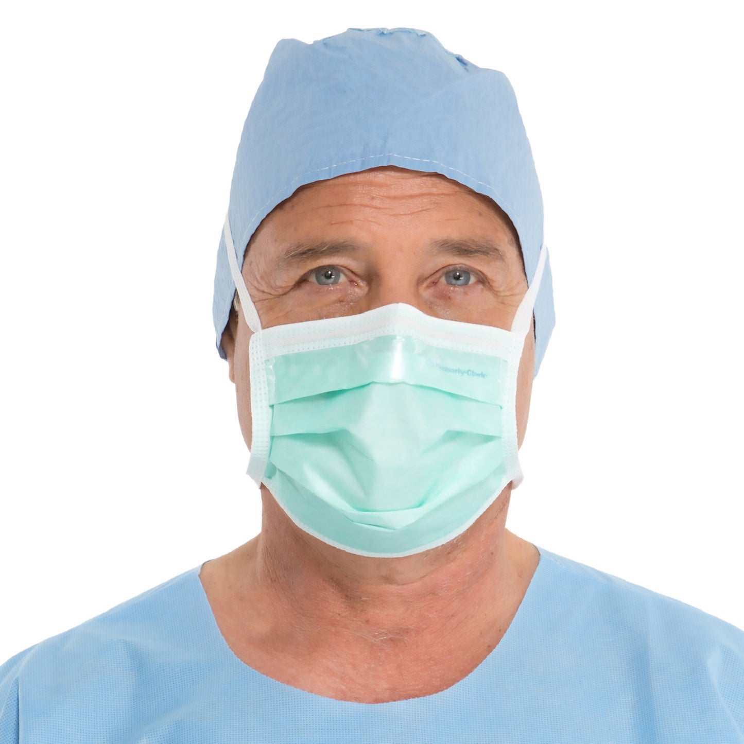 Surgical Mask Halyard Anti-fog Adhesive Film Not Rated Tie Closure One Size Fits Most - 49215