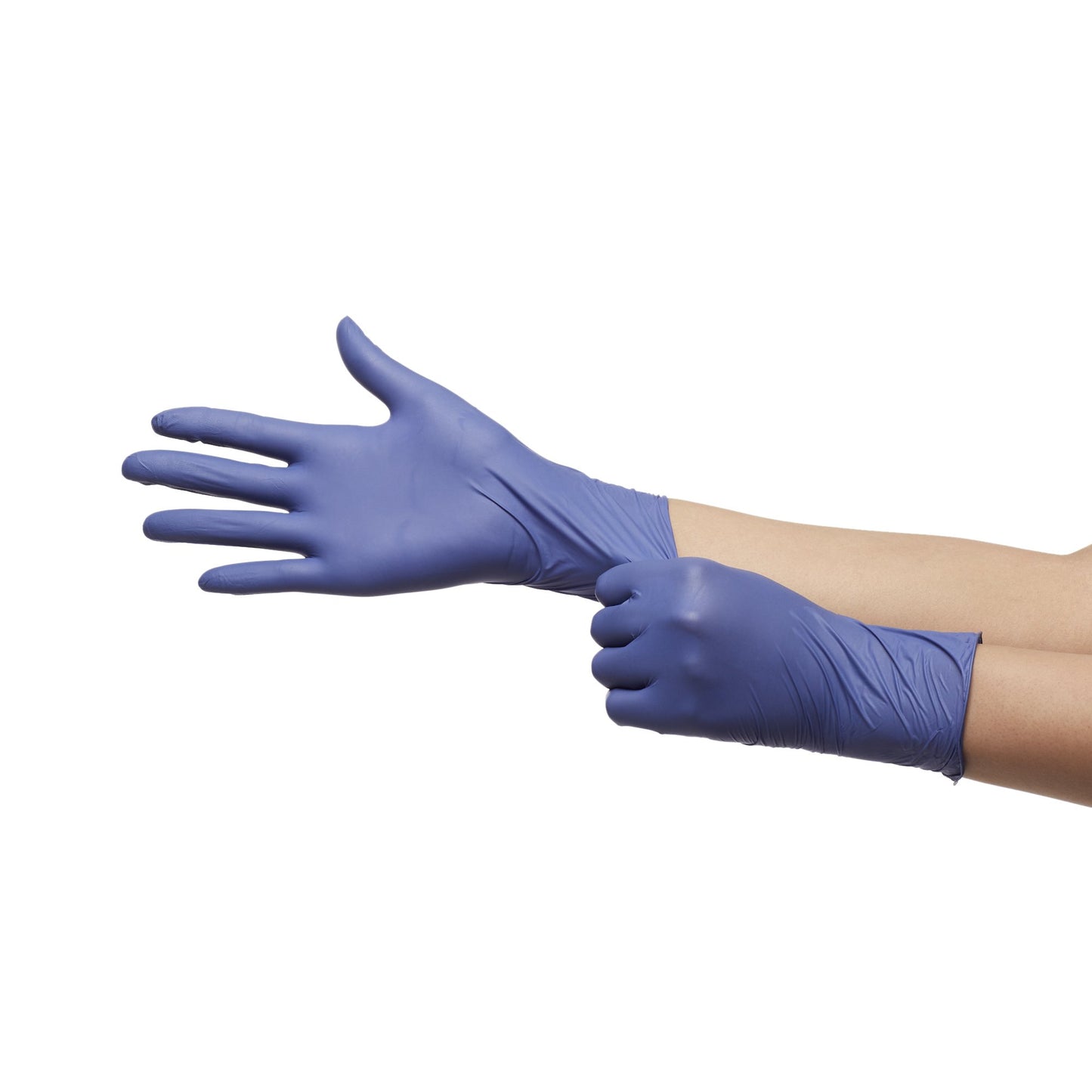 McKesson Confiderm® LDC Nitrile Exam Glove, Small, Blue 14-6N42C