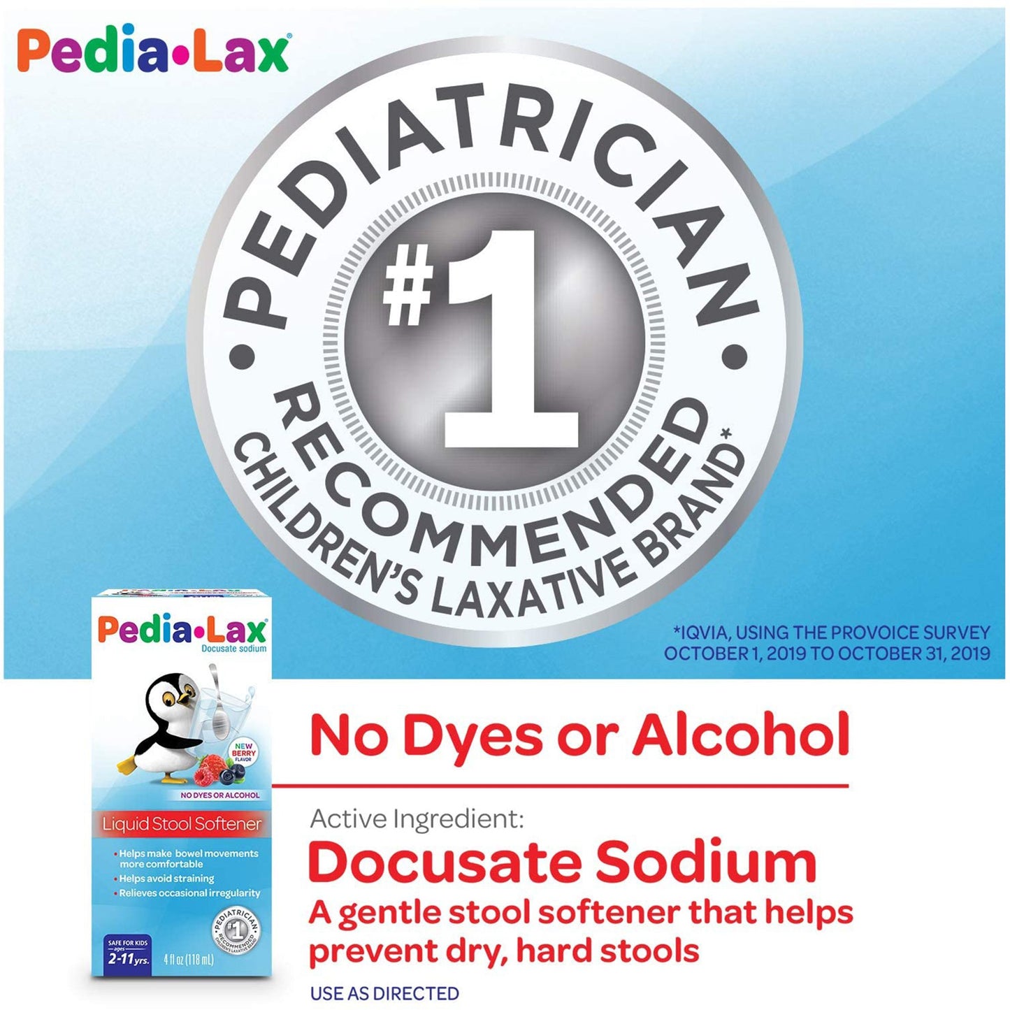 Pedia-Lax® Liquid Stool Softener Berry Flavor 30132000106