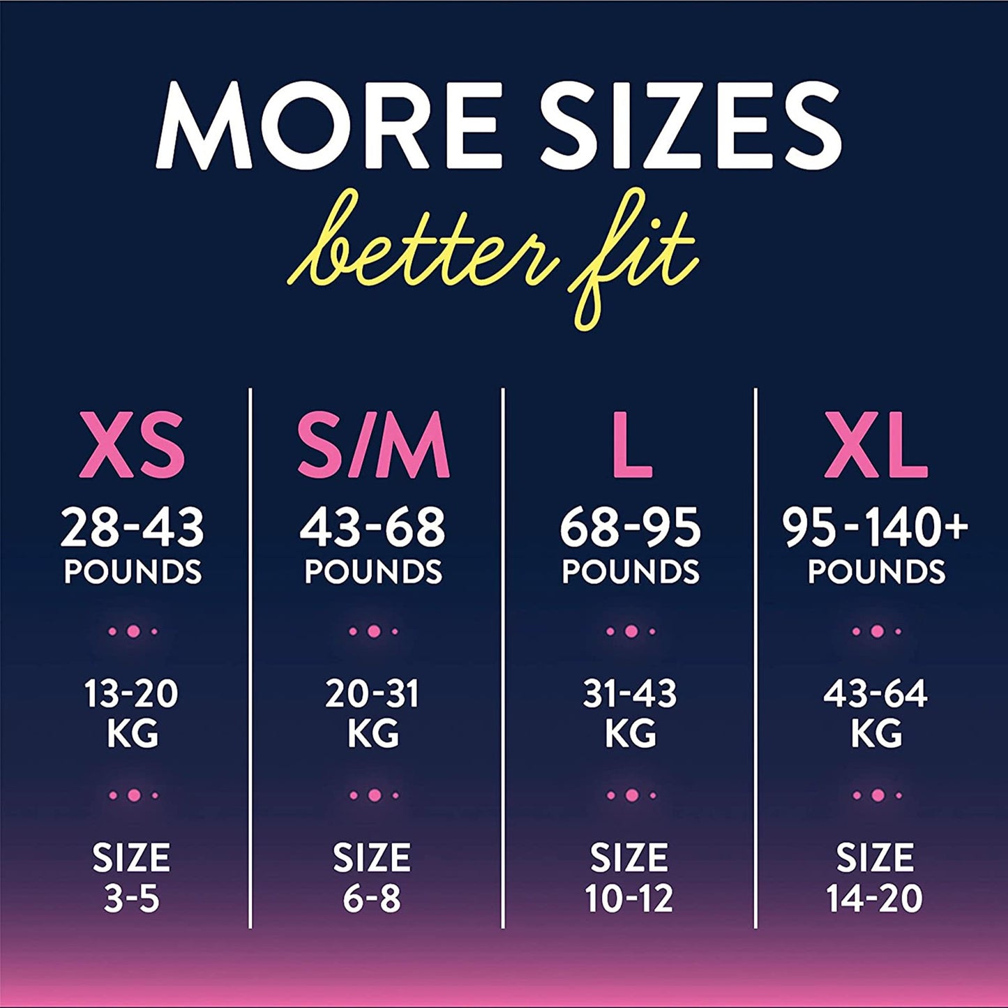 GoodNites® Night Time Underwear For Girls, Extra Large 55593