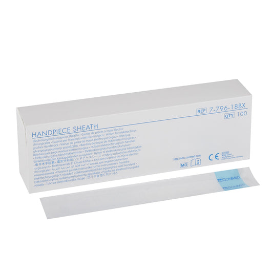 Conmed Hyfrecator Electrosurgical Pencil Sheath 7-796-18BX, Box of 100