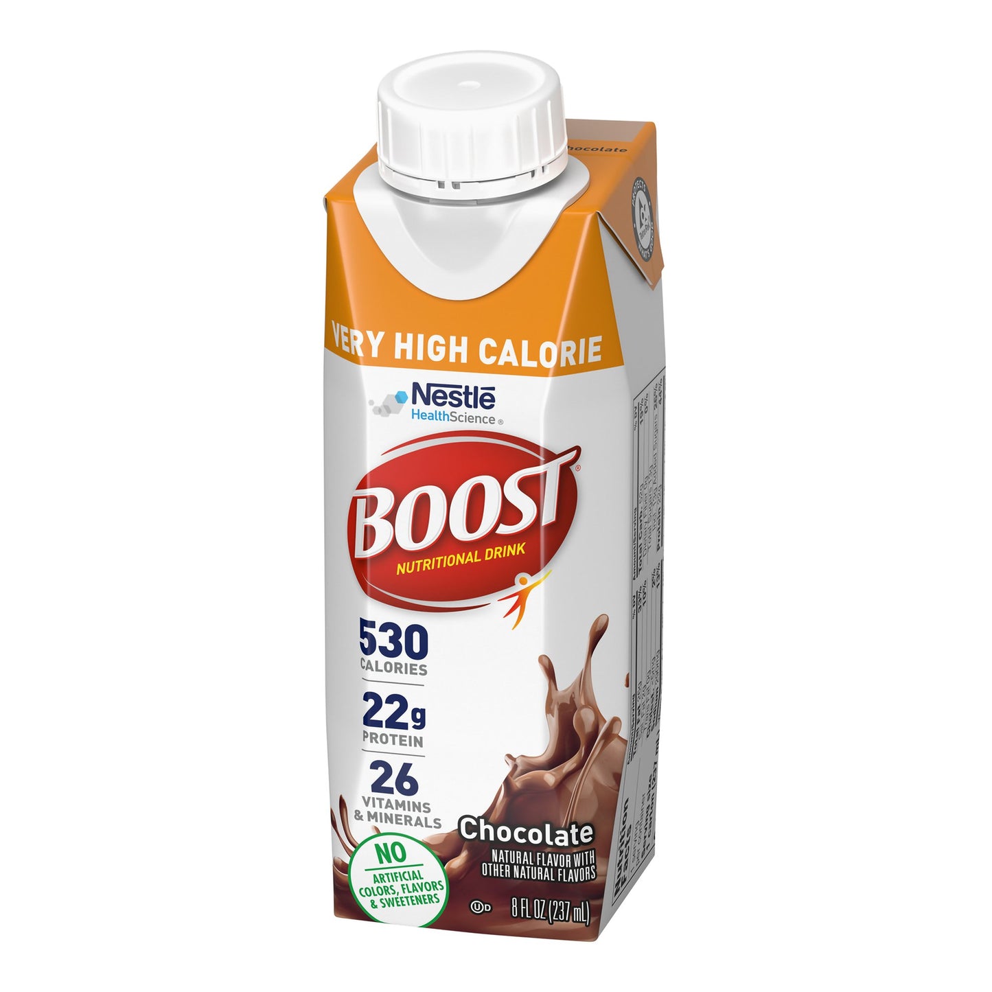 Boost® Very High Calorie Chocolate Nutritional Drink, 8-ounce carton 00043900906584
