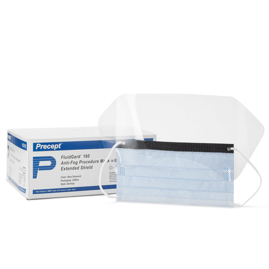 Fluidgard®160 Procedure Mask with Eye Shield 15310