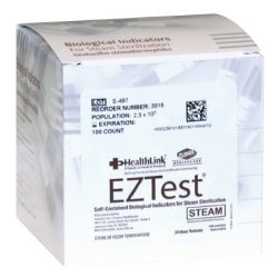 EZTest® Sterilization Biological Indicator Vial Steam - 3917
