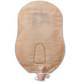 Urostomy Pouch Premier™ One-Piece System 9 Inch Length Convex, Pre-Cut 7/8 Inch Stoma Drainable - 84893