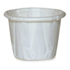 0.5 oz. Paper Souffle Cup White Disposable 16-050-2050