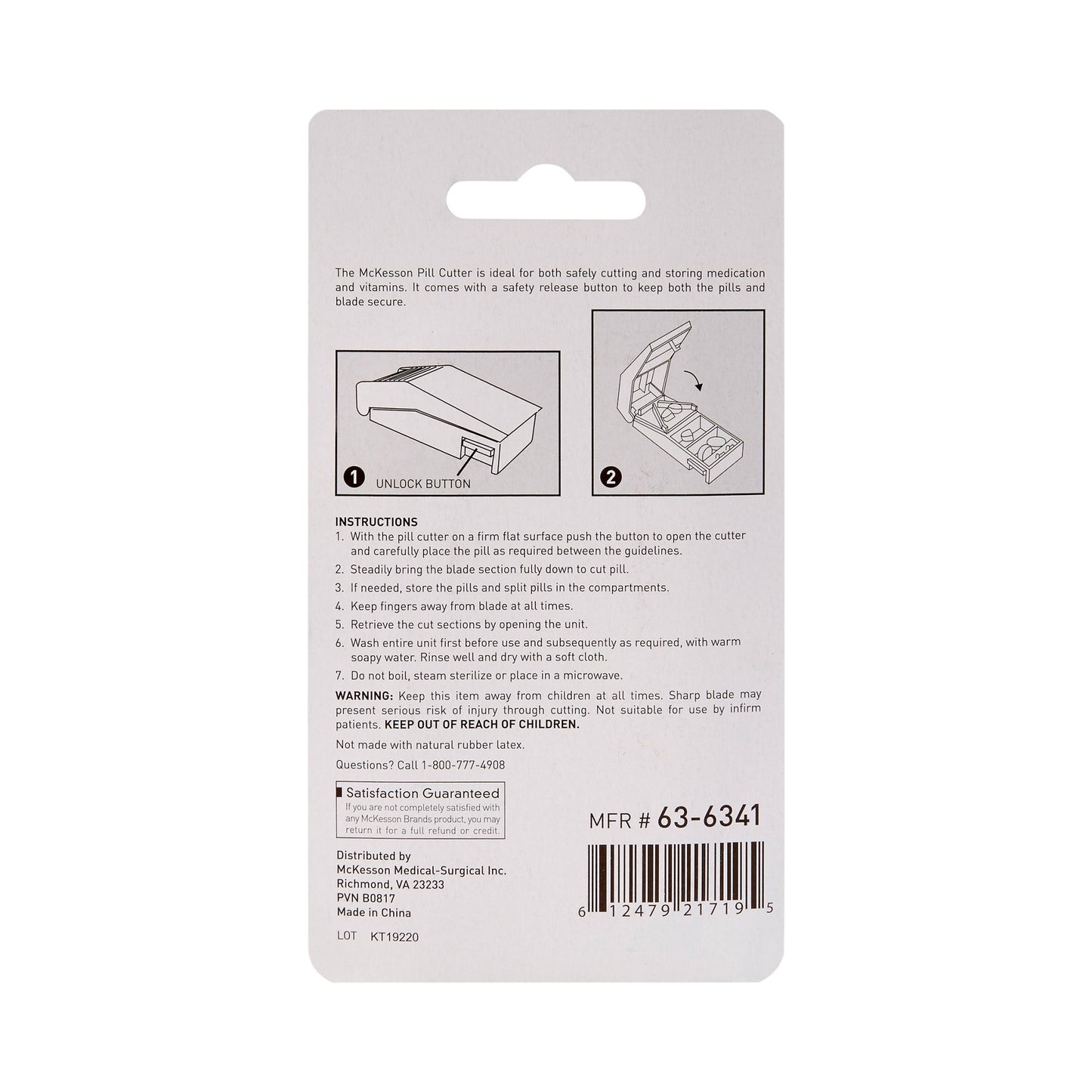 McKesson Pill Cutter 63-6341