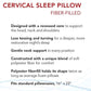 Roscoe Medical Cervical Indentation Pillow PP3113