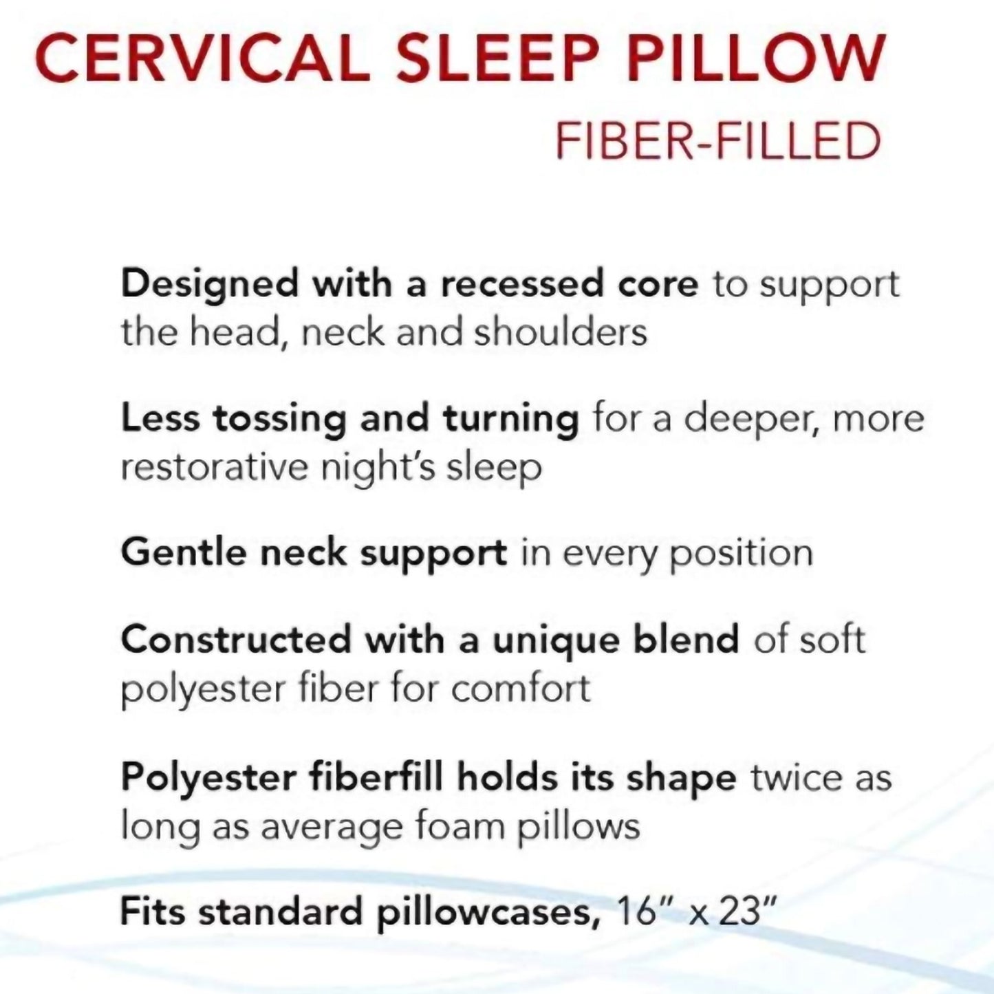 Roscoe Medical Cervical Indentation Pillow PP3113