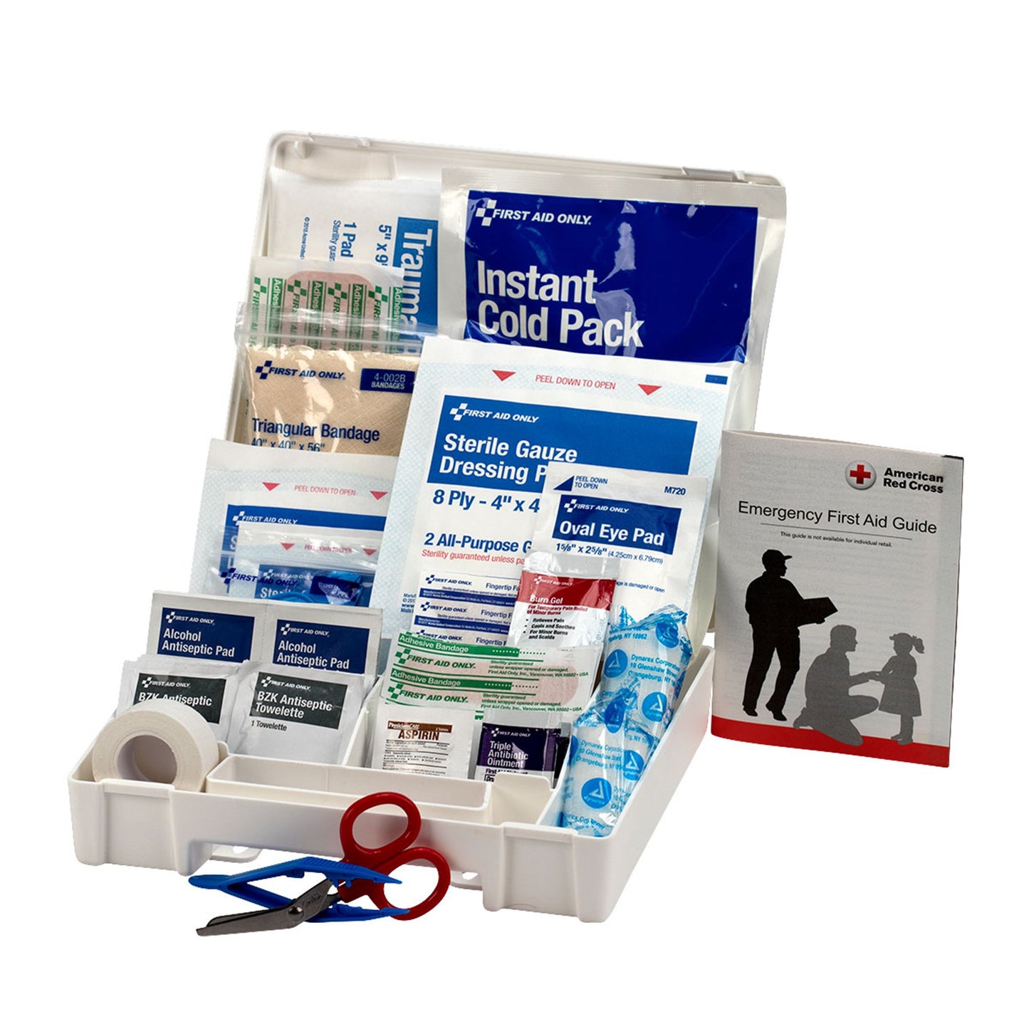 First Aid Kit First Aid Only® 10 Person Plastic Case 222-U