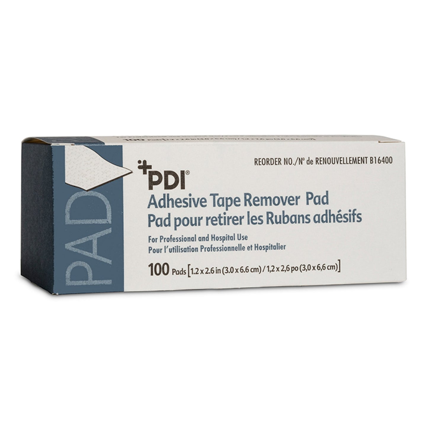 PDI® Adhesive Remover, 1¼ x 2-5/8 Inch Wipe B16400