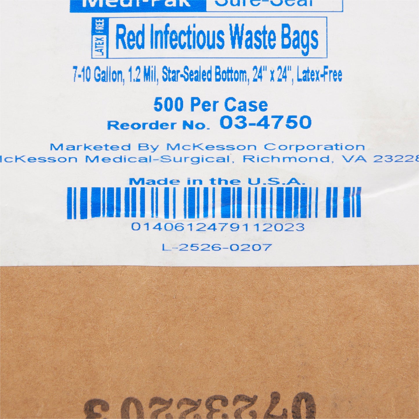 Medi-Pak™ SURE-SEAL™ Infectious Waste Bag 03-4750