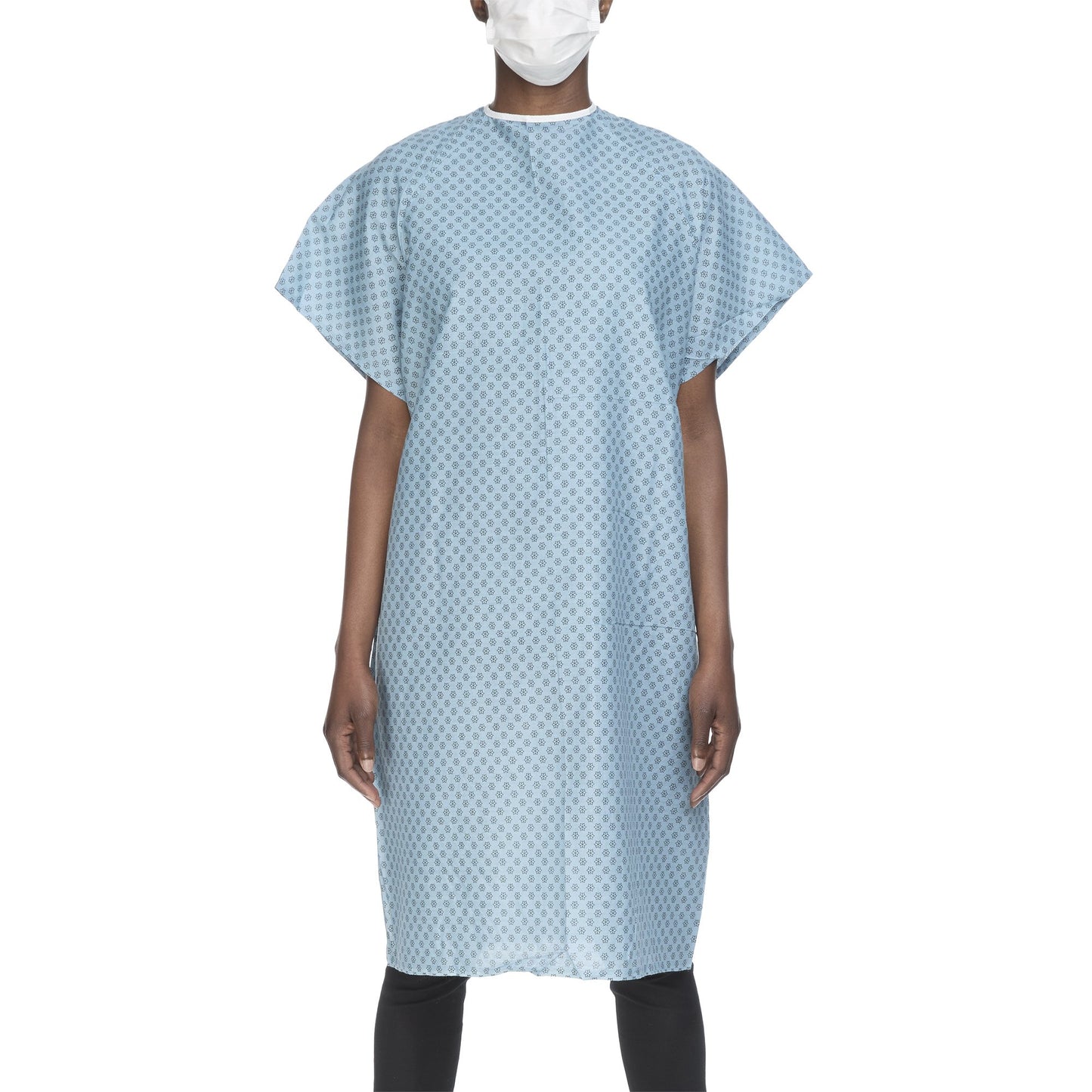 Reusable Patient Exam Gown, One Size Fits Most, Blue V61-0100PT