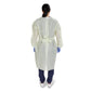 McKesson AAMI Level 2 Isolation Gown, Tape Tab Neck Style, Extra Large, Yellow 16-L2TNWT6Y-XL