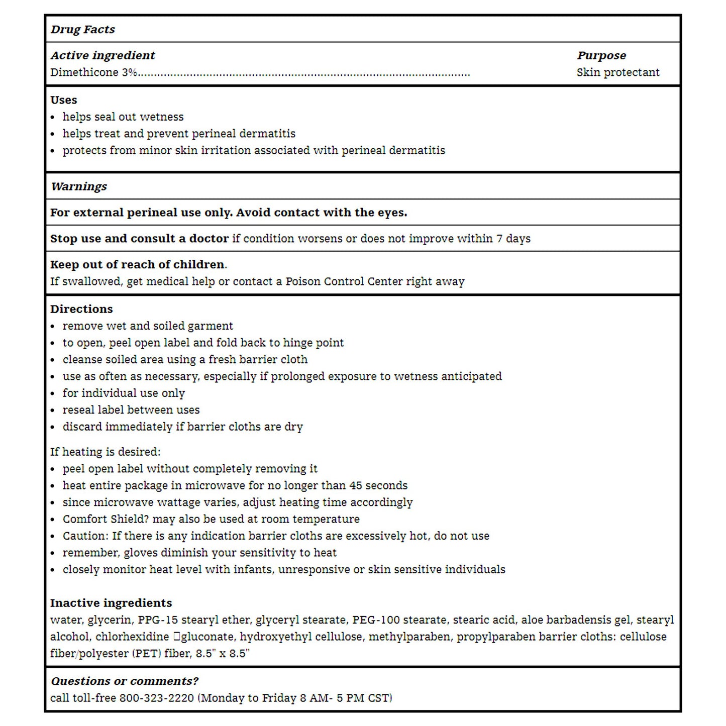 Shield® Barrier Cream Cloths, Soft Pack 7503