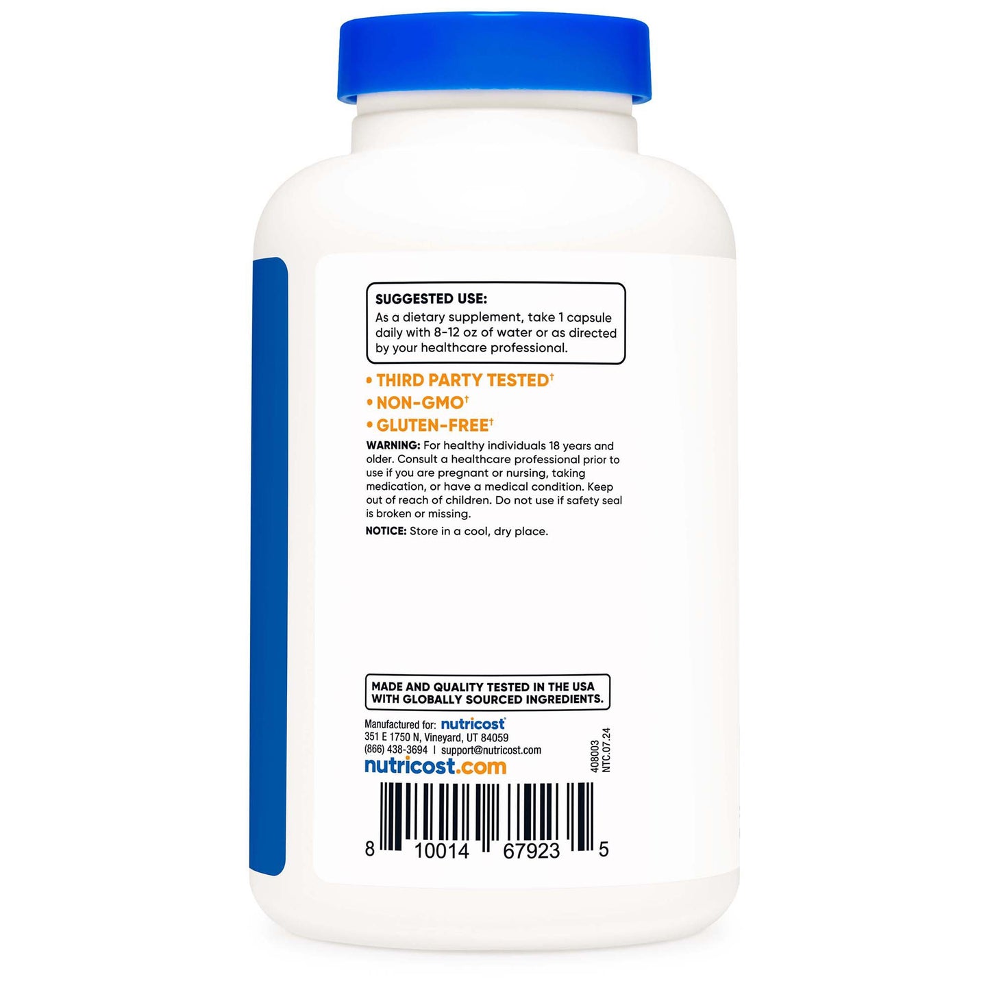 nutricost® 120 mg Ginkgo Biloba Capsules NTC016101