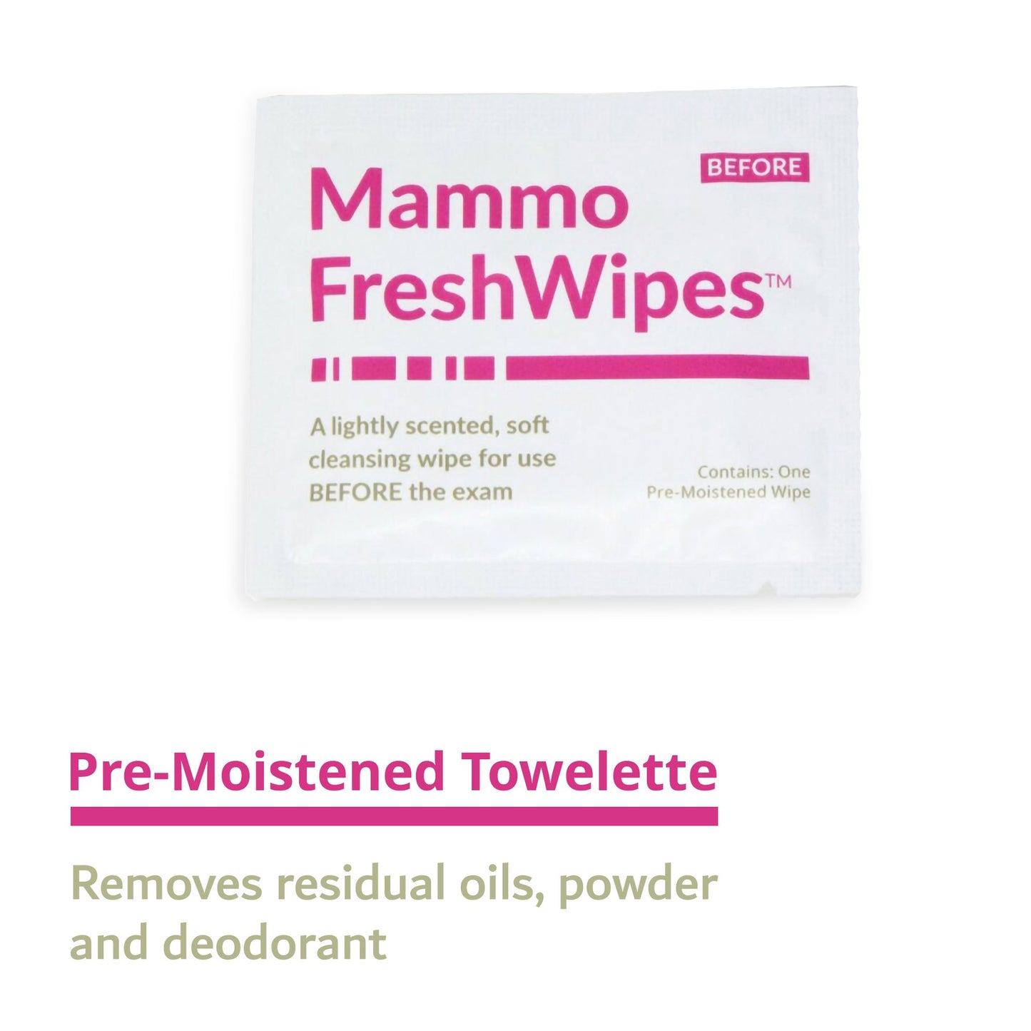 Mammo Freshwipes™ Mammography Cleansing Towelette MAMWIPE