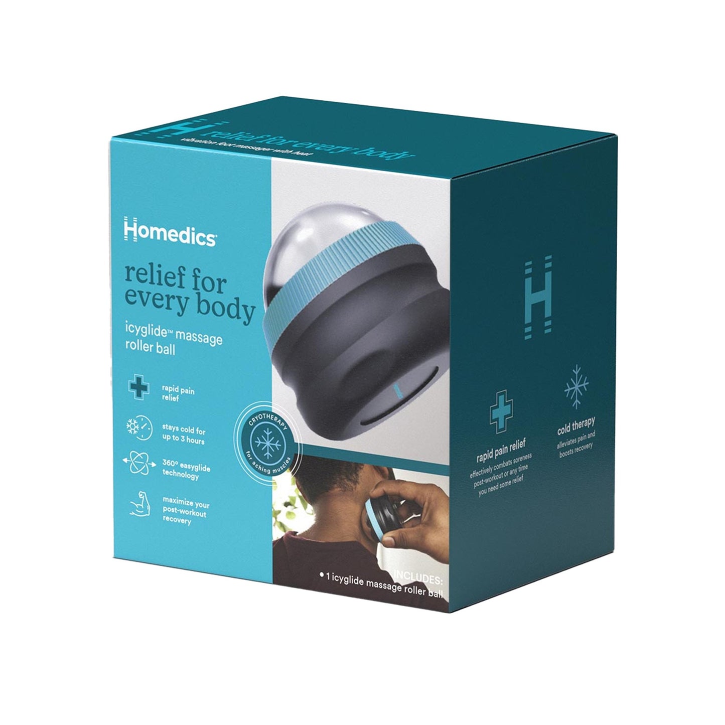 Hand-Held Cold Massager Homedics® IcyGlide™ SR-10J