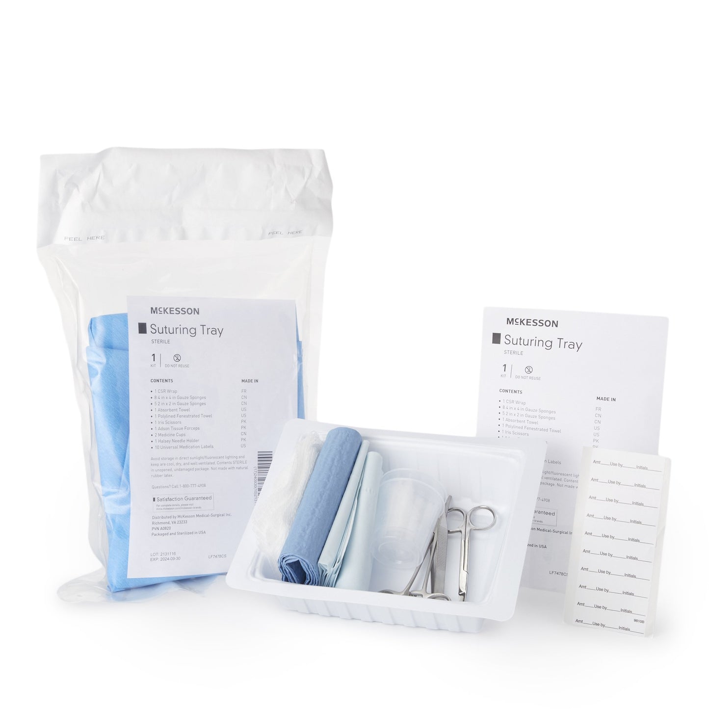 Suture Tray McKesson - 82768