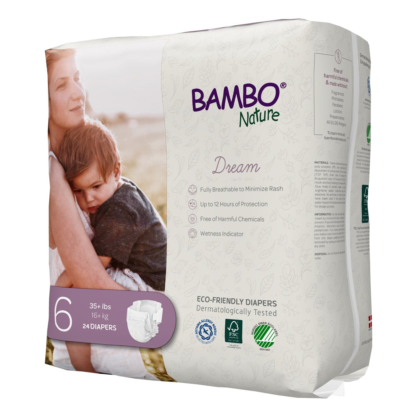 Bambo® Nature Diaper, Size 6 1000016928
