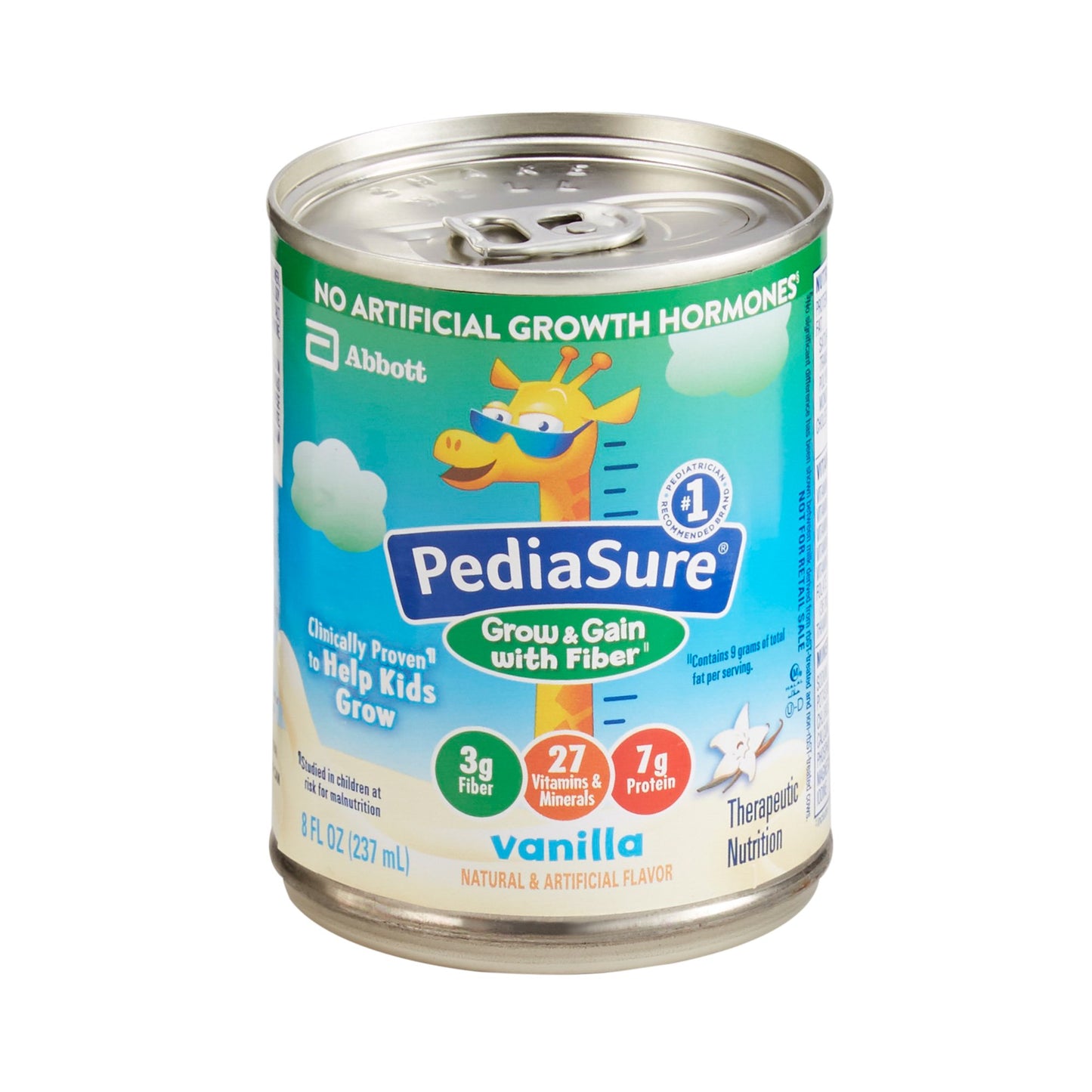 PediaSure® Grow & Gain with Fiber Therapeutic Nutrition, Vanilla, 8-ounce can 67529