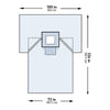 Surgical Drape McKesson Chest Drape 100 W X 72 W X 126 L Inch Sterile - 183-I80-05122G-S