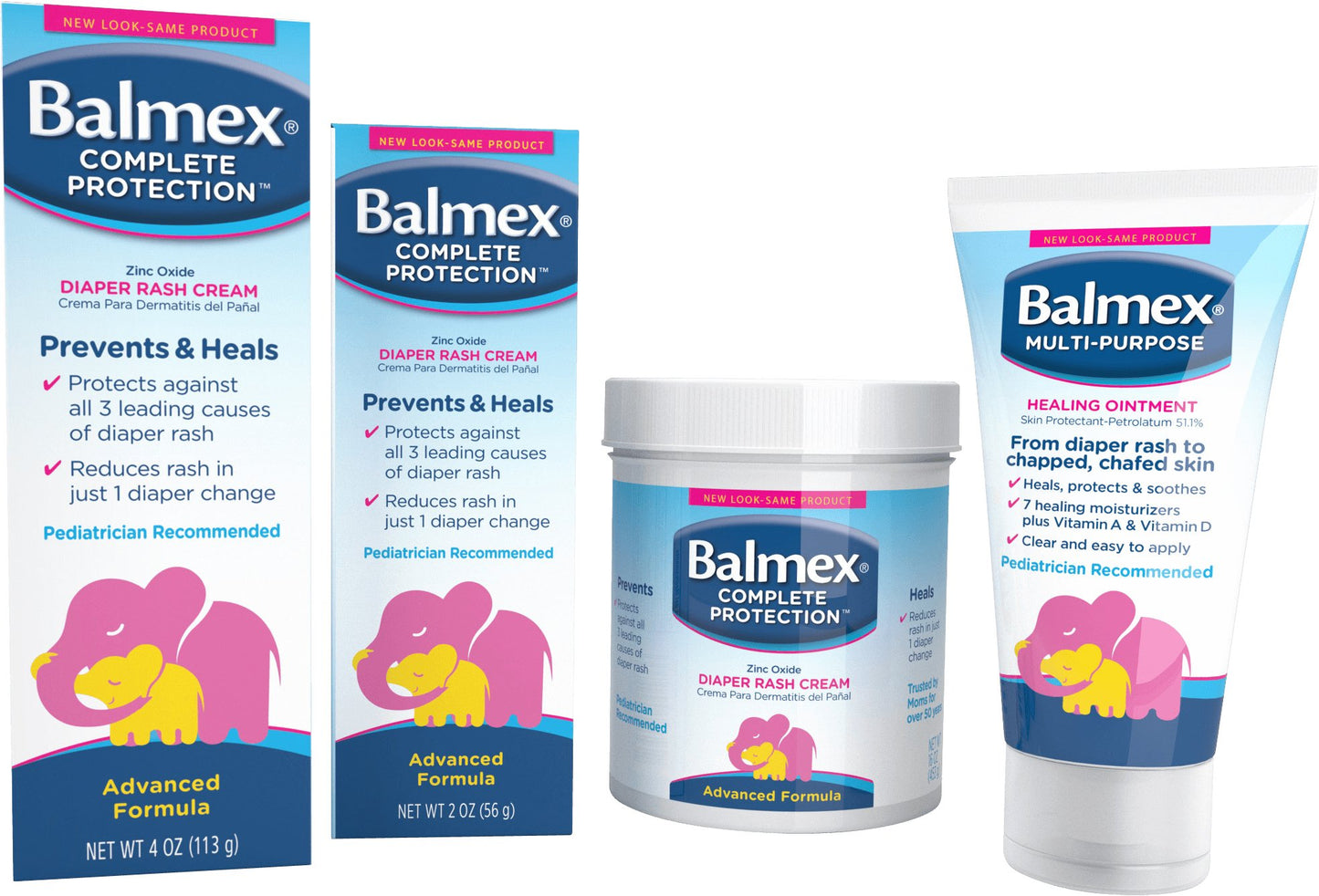 Balmex® Zinc Oxide Diaper Rash Cream 03010304200