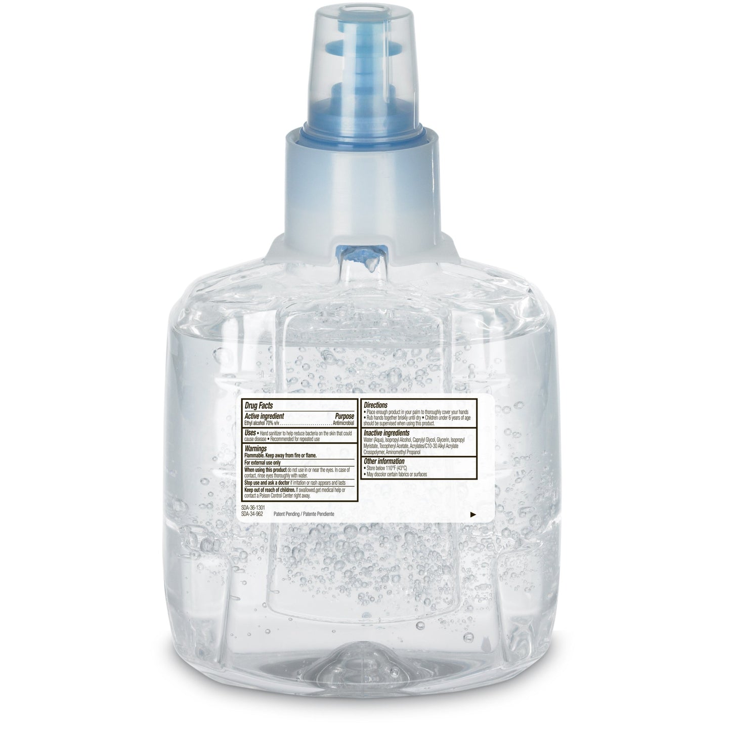 Purell® Advanced Hand Sanitizer 1,200 mL 70% Ethyl Alcohol Gel Green Certified 1903-02