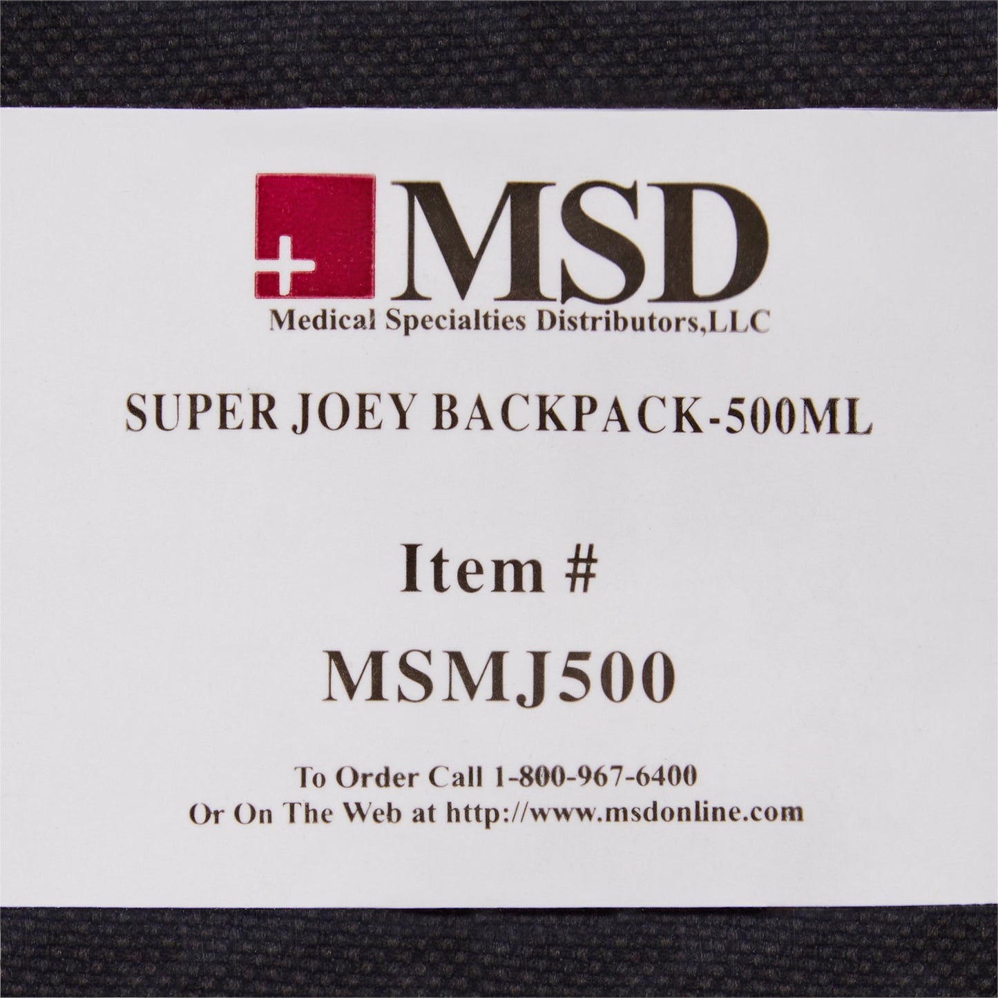 McKesson Feeding Pump Backpack for 500mL Kangaroo™ Joey Enteral Feeding Pump MJ500