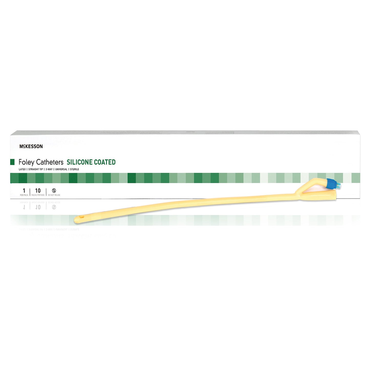 Foley Catheter McKesson 2-Way Standard Tip 5 cc Balloon 24 Fr. Silicone Coated Latex - 16-SLFOL524