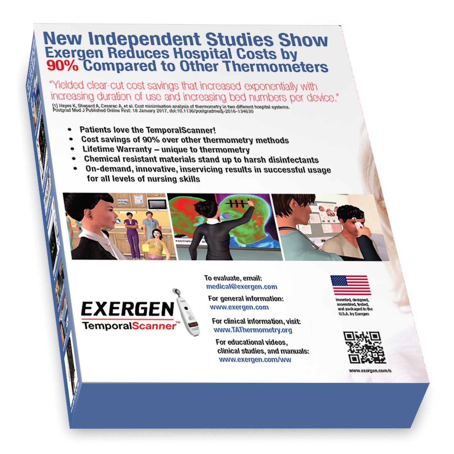 Exergen TemporalScanner™ Temporal Contact Thermometer 124275S