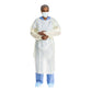 Protective Procedure Gown Halyard Basics Large Yellow NonSterile AAMI Level 2 Disposable 43008