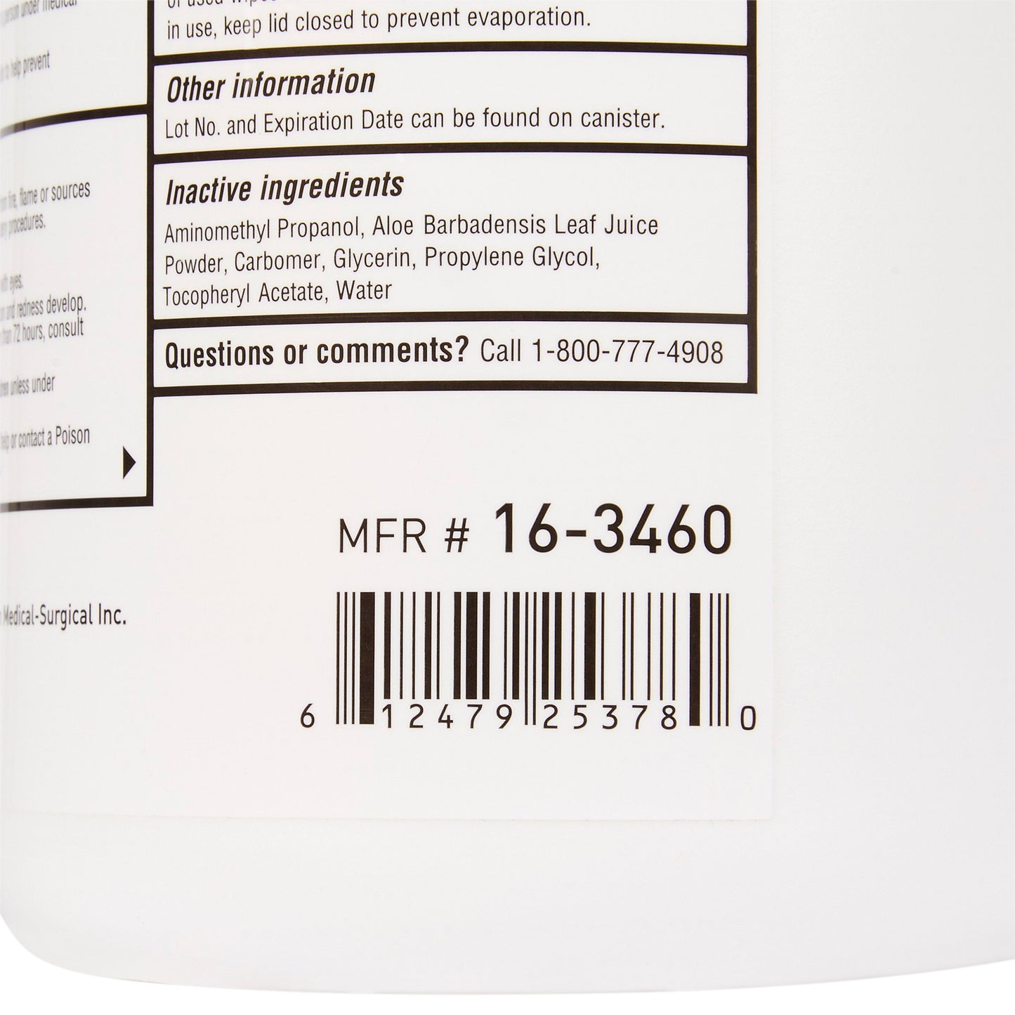 McKesson Instant Hand Sanitizing Wipes 16-3460