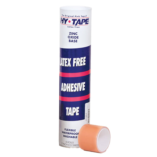 Hy-Tape International Hy-Tape Zinc Oxide Adhesive Medical Tape, 1/4 Inch x 5 Yard, Pink 014BLF, RL