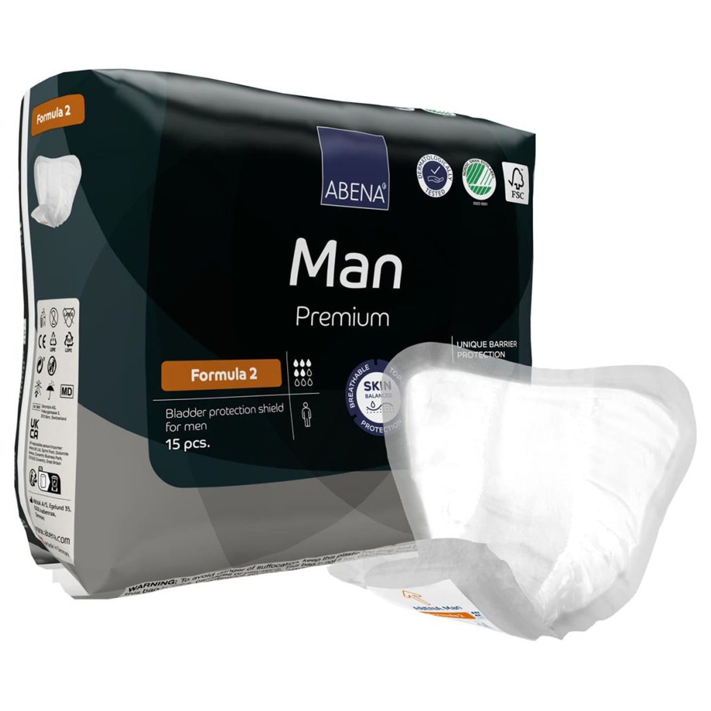 Abena® Man Premium Bladder Protection Shield, Formula 2 1000021336