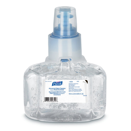 Hand Sanitizer Purell® Advanced 700 mL Ethyl Alcohol Gel Dispenser Refill Bottle - 1303-03