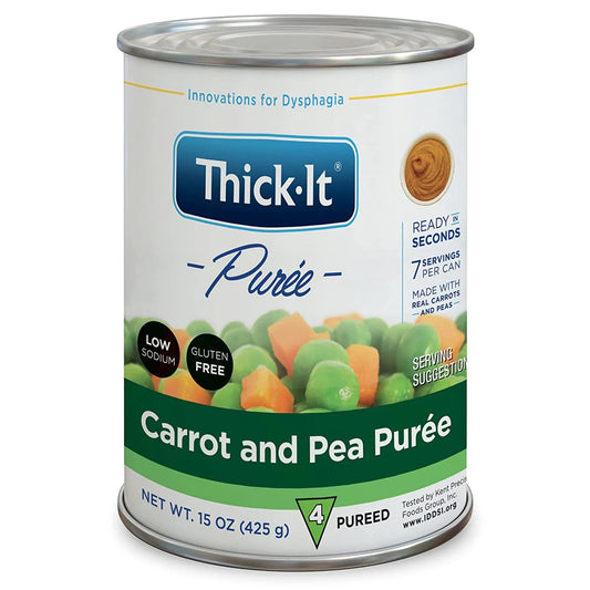Thickened Food Thick-It® 15 oz. Can Carrot and Pea Flavor Puree IDDSI Level 4 Extremely Thick/Pureed - H303-F8800