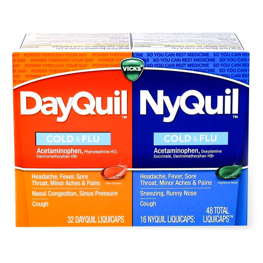 Vicks DayQuil/NyQuil Cold & Flu LiquiCaps 32390001452