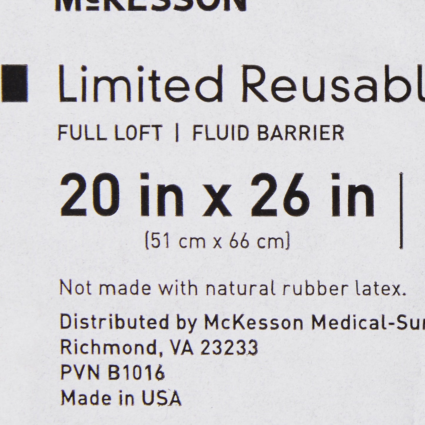 McKesson Reusable Bed Pillow 41-2026-LTD